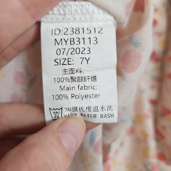 Girl's Vintage Style Dress Size 7 Sun Dress - Picture 7 of 10